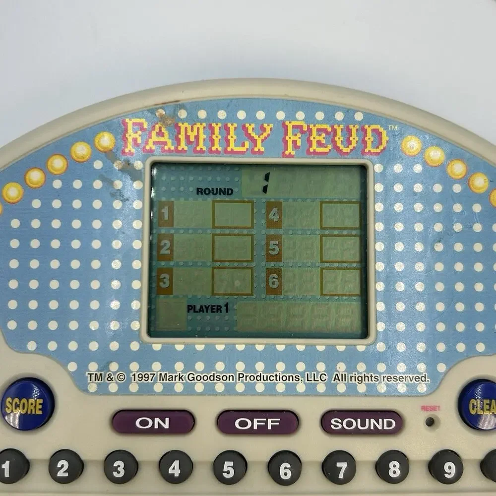 Family Feud Vintage 1997 Handheld Game VTG - TESTED Working